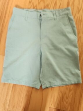 Panama Jack Classic Flat Front Men's Shorts in Aqua Green 30